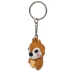 Customized high quality 3d pvc key chain interesting cookies pvc keychains