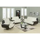 Modern cheap heated leather reclining 3 Seats Living Room furniture Sofa