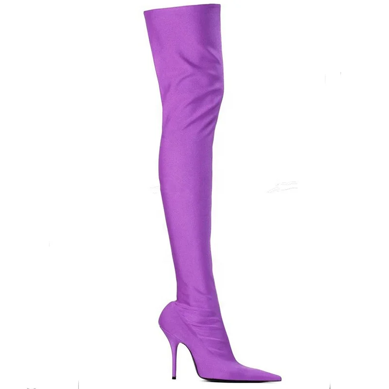 Customize high heels women's stretchy sexy over the knee boots, Black.red.pink ,purple
Customize high heels women's stretchy sexy over the knee boots, Black.red.pink ,purple