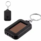 Mini Solar Rechargeable Led Light Keychain Torch Keyring Light for Promotion, Souvenir, Advertising