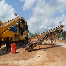 mobile recycling crushing plant CE certificated