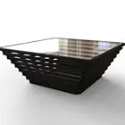 Spectrum Contemporary Modern design for living room square solid bamboo furniture coffee table