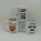 white ceramic mug logo photo printing picture mug cup