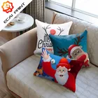 Christmas design wholesale sublimation pillow cover case for Souvenir