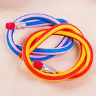 Funny gift bendy & flexible PVC leadholder and graphite pencils