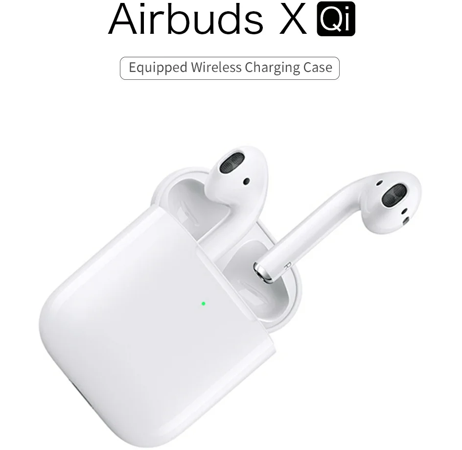 WiWU TWS i80 true wireless stereo earbuds TWS waterproof earphone BT 5.0 wireless headphones airbuds with QI wireless charging - ANKUX.COM