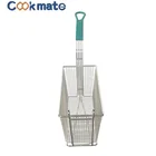 New design 11" commercial restaurant sink basket metal frying stainer deep fat fryer