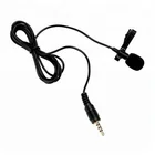 Portable Mini 3.5mm Tie Lapel Lavalier Clip Microphone