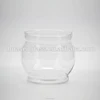Huasen Transparent Handmade Goldfish Tank /Fish Bowl With Small Glass Fish