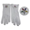 White Cotton Glove Wholesale Masonic Gloves OES Star Gloves