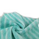 Soft Microfiber Towel Stripe Cloth Microfibre Wiping Rag