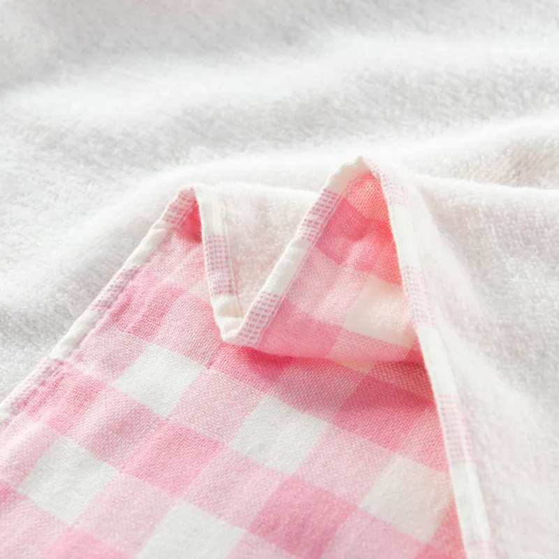 Fashion plaid bath towels,100% cotton towels,large size toallas