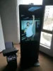 Floor standing totem shape selfie kiosk wedding parties interactive high quality sharing printing software included for fun