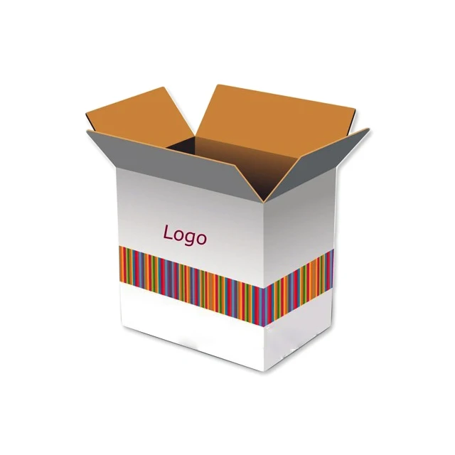 high quality white cardboard corrugated paper carton box with