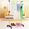 high quality single pole standing shoes tower stainless steel cheap baby wall pet clothes hanger