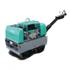 CE Certificated 700KG Gasoline Diesel Walk Behind Road Roller Compact