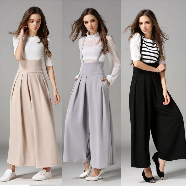 2019 spring summer new foreign trade high waist wide leg pants female trend fashion trousers, Picture
2019 spring summer new foreign trade high waist wide leg pants female trend fashion trousers, Picture