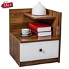 Hot Sale Beautiful Nightstand Organizer Bedside Table Wood With Drawer