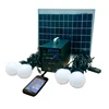 10W Rechargeable Portable Solar House Lighting System with mobile phone charge
