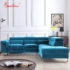 Modern design electric furniture house L shape sofa,living room fabric or leather sofa set designs
