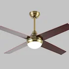 Cheap price pure copper motor energy saving LED light ceiling fan with lamp