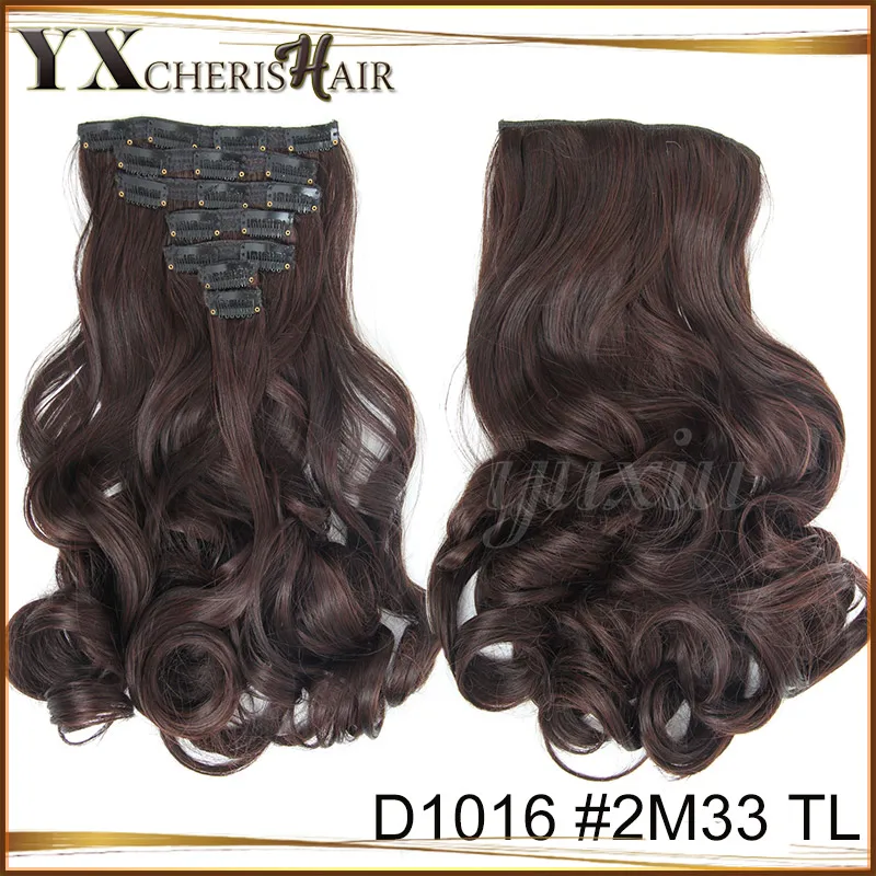 Yuxiu Synthetic Clip in Hair Extension Long weave 20 160g 16 Clips False Hairpieces
Yuxiu Synthetic Clip in Hair Extension Long weave 20 160g 16 Clips False Hairpieces