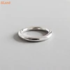 SLand Jewelry Manufacturer wholesale 2.5mm thickness comfort fit round arc 990 Sterling Silver Solid Band Rings for Women/Men