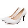 Custom Logo White Shoes Wholesale Women High Heel Pumps