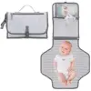 Baby Changing Pad Portable Diaper Changing Pad Diaper Bag Mat Foldable Travel Changing Station | Stroller Strap Carry Handle