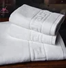 Alibaba China market 100% cotton hotel customized jacquard towel set