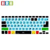 Spanish Shortcuts hotkey keyboard protective For Macbook Retina 13 15 Air 13 A1466 Function Hot Key Keyboard Protector Skin