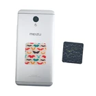 Screen wipe microfiber cell phone cleaner sticker, 3*3cm Display Cleaner Sticker
