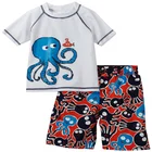 Boys Short Sleeve Rash Guard Shirts Swim Shirt UPF 50+