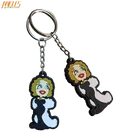 Unique Personality PVC Rubber Keychain Thickness 1.5mm Up To 4.0mm