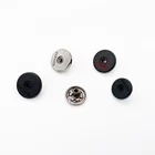 Four-piece metal buttons for clothing bags