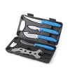 Outdoor Camping Hunting Mulit Tools Kit Survival Knife Set with Carry Case