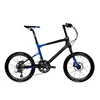 safe portable 451C 16speed carbon road bike mini child bike with mechanical disc brake