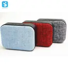 2018 new arrivals with USB charger port fabric mini wireless speaker 3W