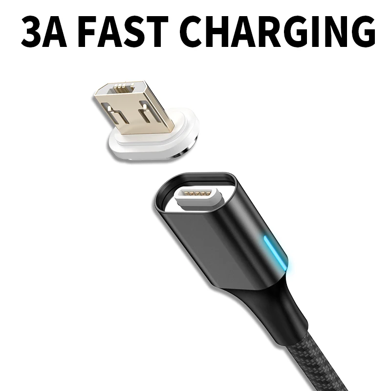 Alibaba best sellers 3 in 1 Connectors cable usb magnetic For Iphone And Android - ANKUX.COM
