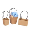 Amazon portable bag storage basket foil bag decorative flower paper pot cover for flower