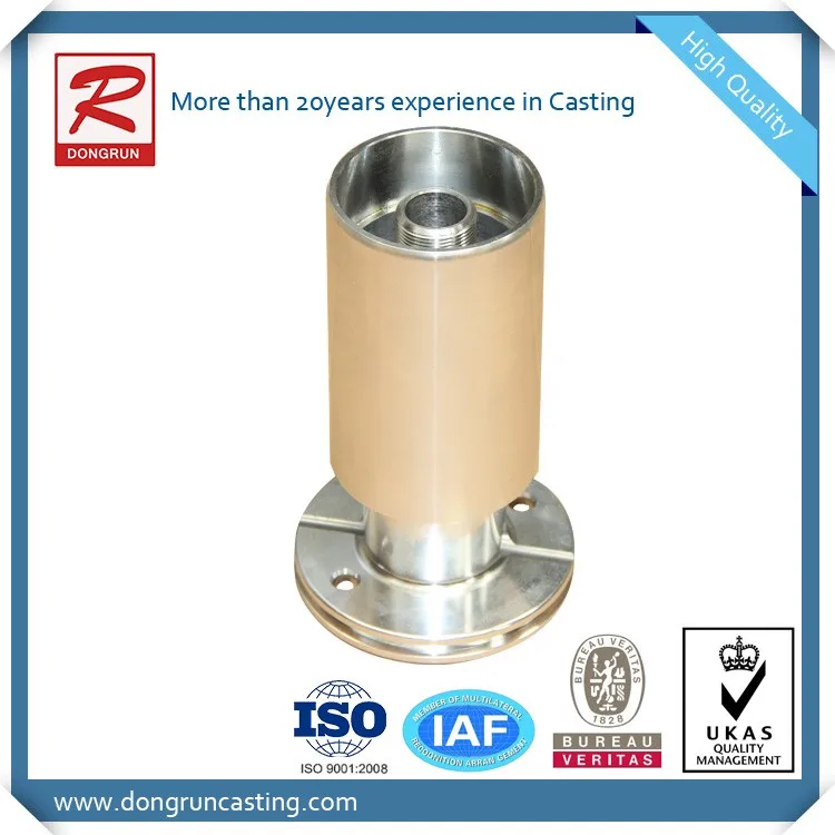 China professional foundry supply cast aluminum parts lost wax casting process and CNC machining
