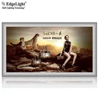 Snap frame aluminum profile big size advertising led lightbox cinema