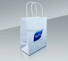 Chinese exports custom logo printed craft white paper bag high demand products in china