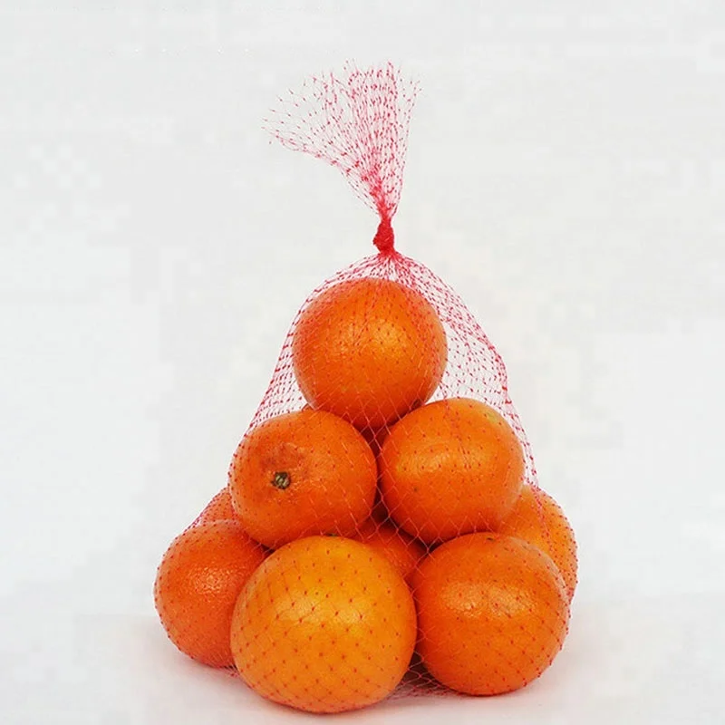 الصين مصنع بالجملة رخيصة PP البلاستيك سوبر ماركت صغيرة صافي شبكة أكياس التعبئة والتغليف الفاكهة للبرتقال