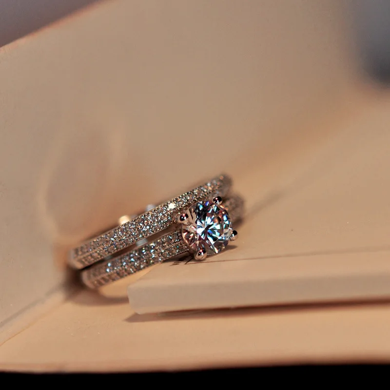 Luxury Female White Bridal Wedding Ring Set Fashion Silver Filled Jewelry Promise Engagement Rings For Women, Silver,gold
Luxury Female White Bridal Wedding Ring Set Fashion Silver Filled Jewelry Promise Engagement Rings For Women, Silver,gold