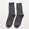 Stock 100% cotton high quality men business socks