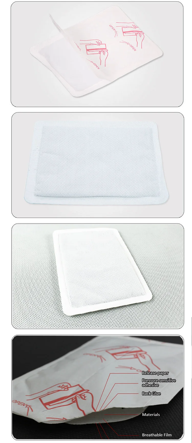 disposable instant magic medical menstrual full body warmer heat patch/heating warm womb hot pad for winter 7