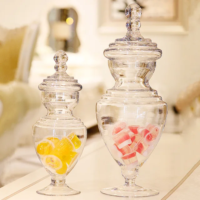 european home wedding decorative glass jars and lids