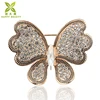 China wholesale butterfly animal brooch rhinestone brooches