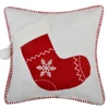 Christmas series applique stocking embroidery cushion cover